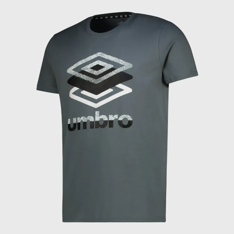 Umbro Mens Wessels Tee Grey/Multi _ 182387 _ Grey sold by Tekkie Town