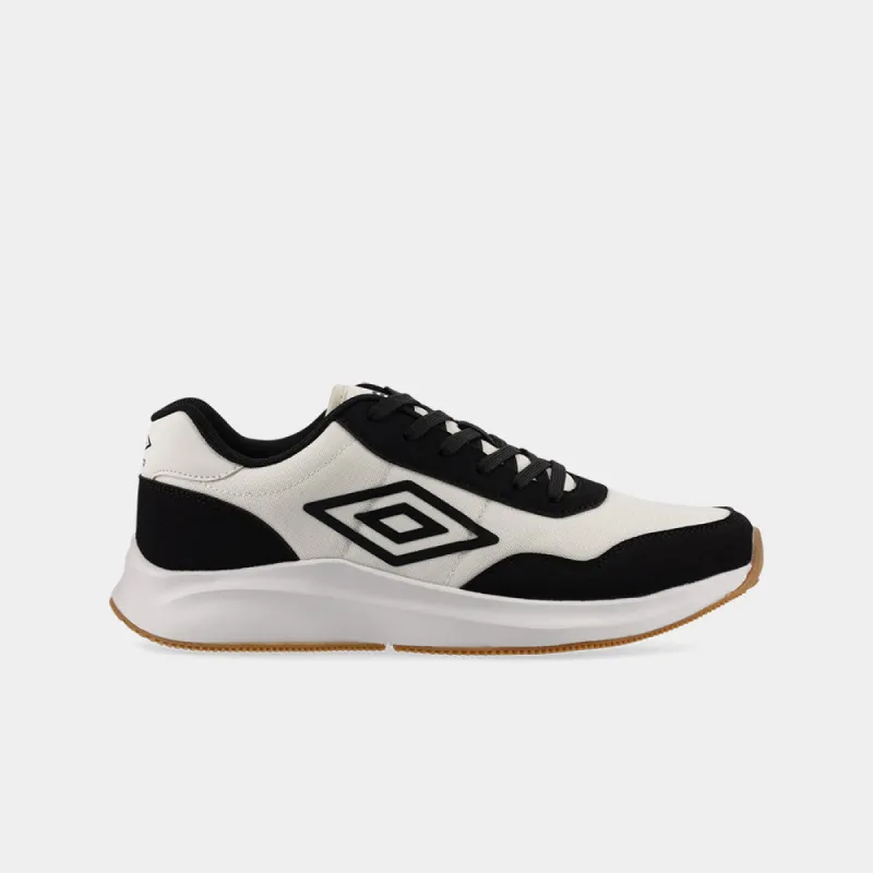 Umbro Mens Ancoats Sneaker White/black _ 182310 _ White sold by Tekkie Town