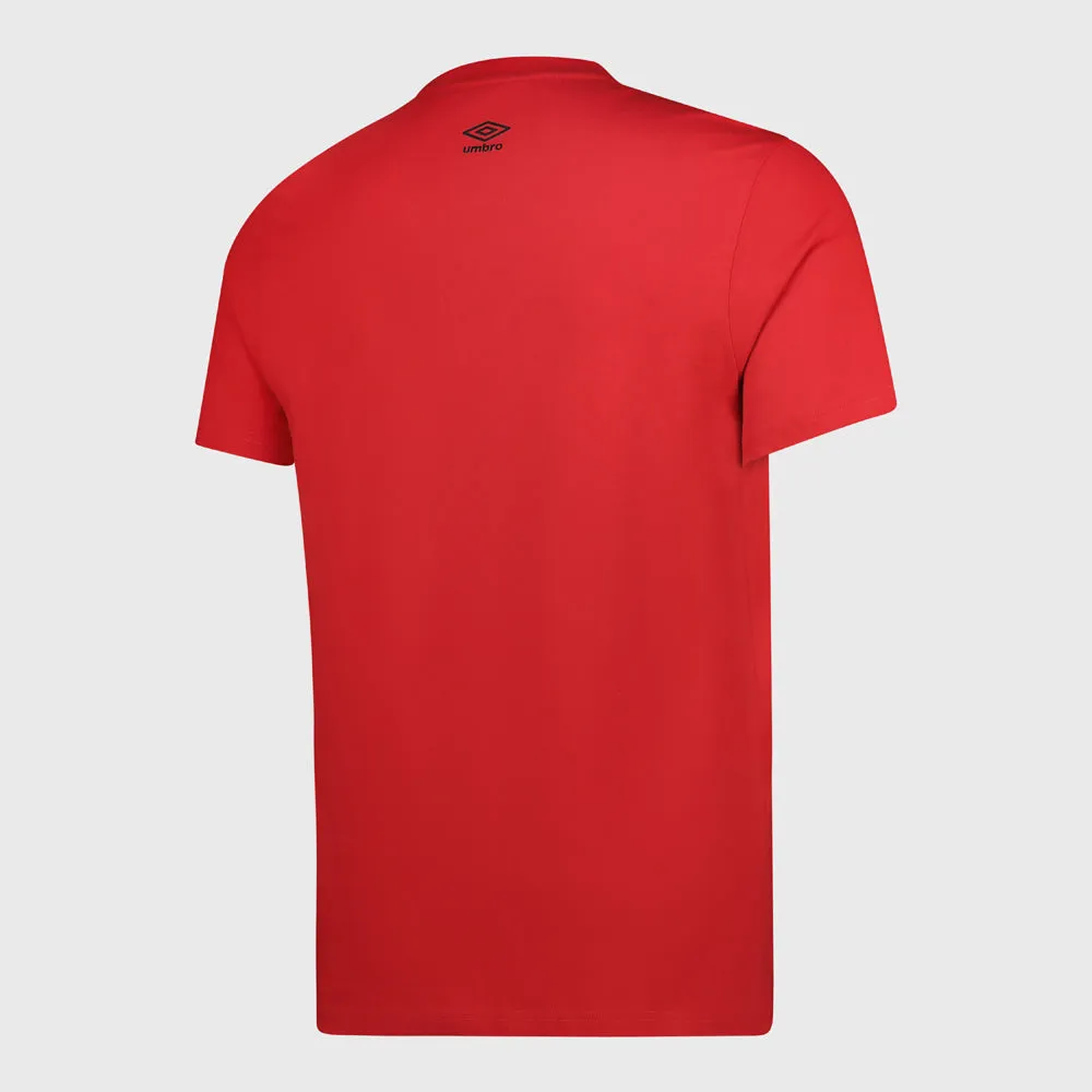 Umbro Mens Peterson Tee Red/Multi _ 182445 _ Red sold by Tekkie Town product image thumbnail 3