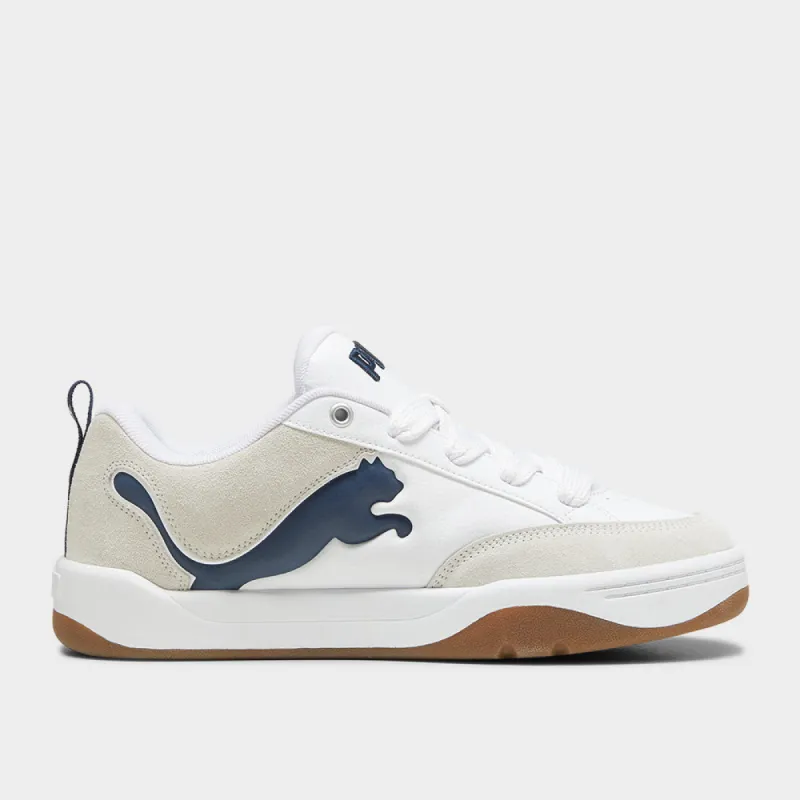 Puma Mens Park Lifestyle Sd Sneaker White/navy _ 182210 _ White sold by Tekkie Town