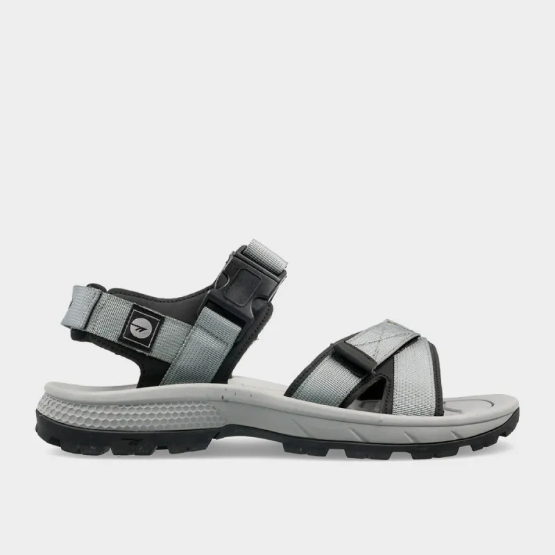 Mens HI-Tec Prairie Sandals Grey/Black _ 182894 _ Grey made by Hi-Tec