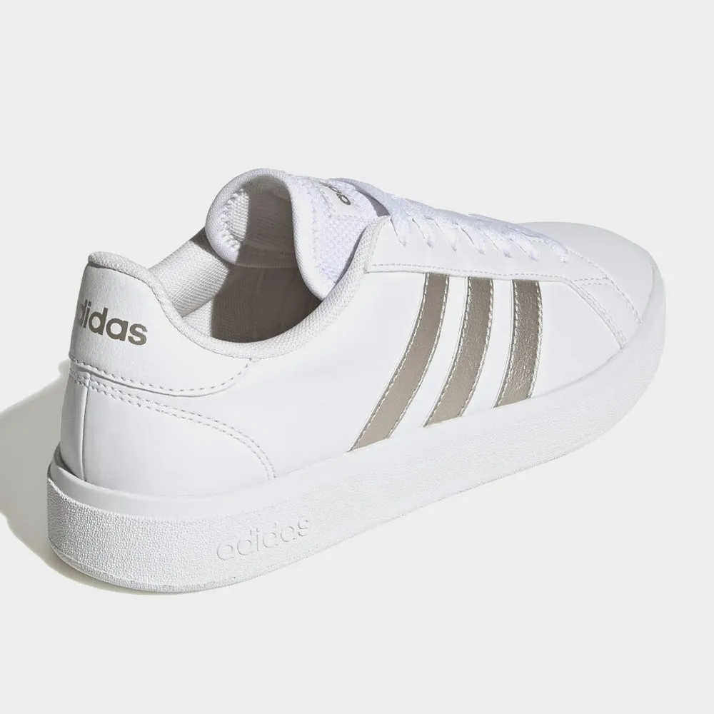 Adidas Womens Grand Court Base 2.0 Sneaker White/silver _ 182669 _ White sold by Tekkie Town product image thumbnail 3