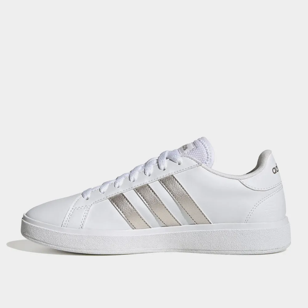 Adidas Womens Grand Court Base 2.0 Sneaker White/silver _ 182669 _ White sold by Tekkie Town product image thumbnail 2