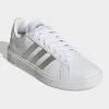 Adidas Womens Grand Court Base 2.0 Sneaker White/silver _ 182669 _ White sold by Tekkie Town