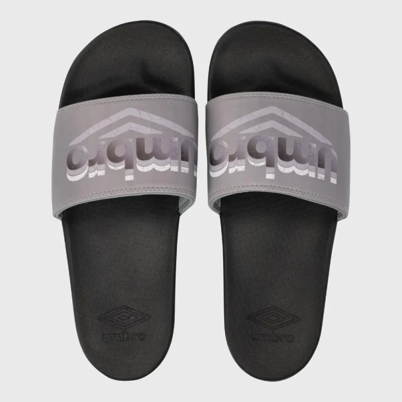 Umbro Mens Comfort Slide Black/White _ 182087 _ Black | Parallel