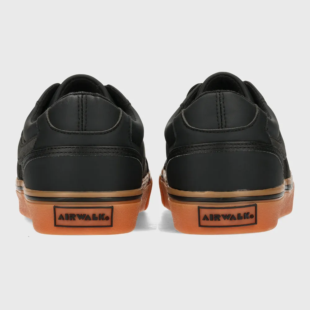 Airwalk Mens Aurora Canvas Sneaker Black/Gum _ 182917 _ Black sold by Tekkie Town product image thumbnail 4