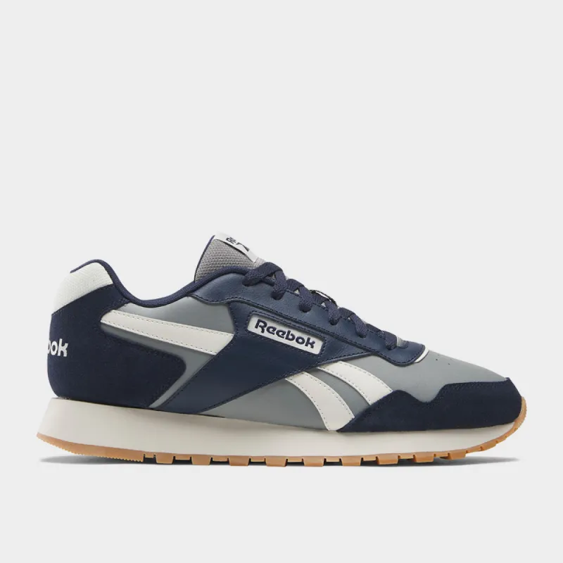 Reebok Mens Glide Sneaker Grey/blue _ 183022 _ Grey sold by Tekkie Town