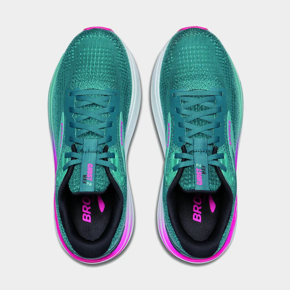 Brooks Women's Ghost Max 2 Performance Running Blue/white _ 182140 _ Blue sold by Tekkie Town product image thumbnail 3