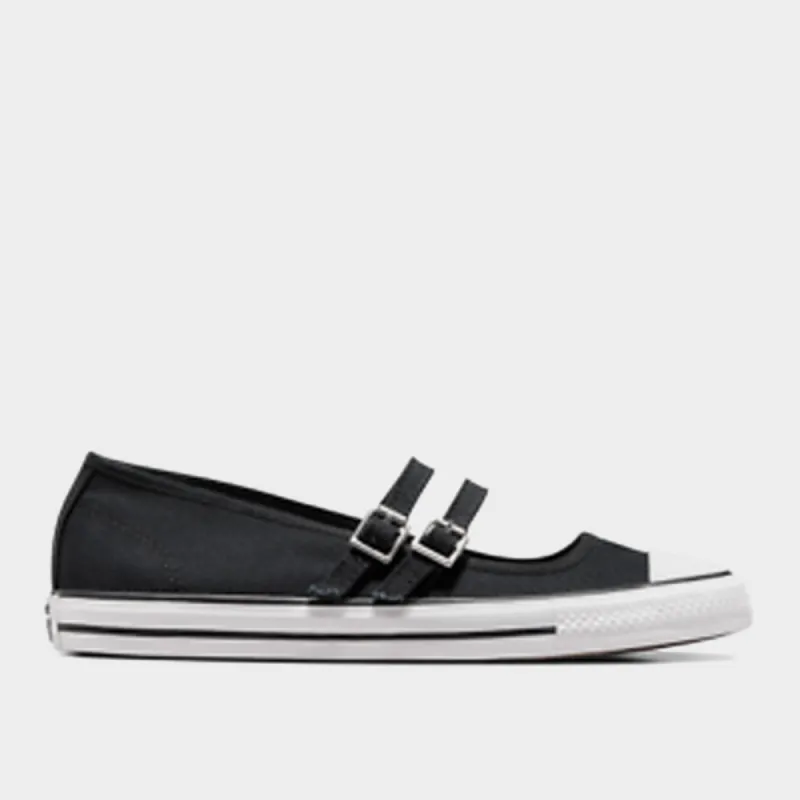 Converse Womens Chuck Taylor All Star Dainty Mary Jane Black/White _ 182254 _ Black sold by Tekkie Town