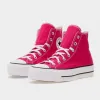 Converse Womens Chuck Taylor All Star Lift Platform Pink/White _ 182237 _ Pink sold by Tekkie Town