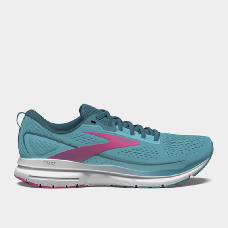 Brooks Women's Trace 3 Performance Running Blue/pink _ 182144 _ Blue sold by Tekkie Town