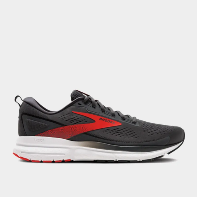 Brooks Mens Trace 3 Performance Running Black/red _ 182138 _ Black sold by Tekkie Town