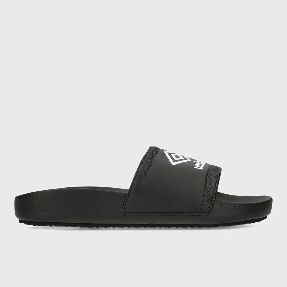 Umbro Mens Comfort Slide Black/White _ 182058 _ Black sold by Tekkie Town product image thumbnail 2