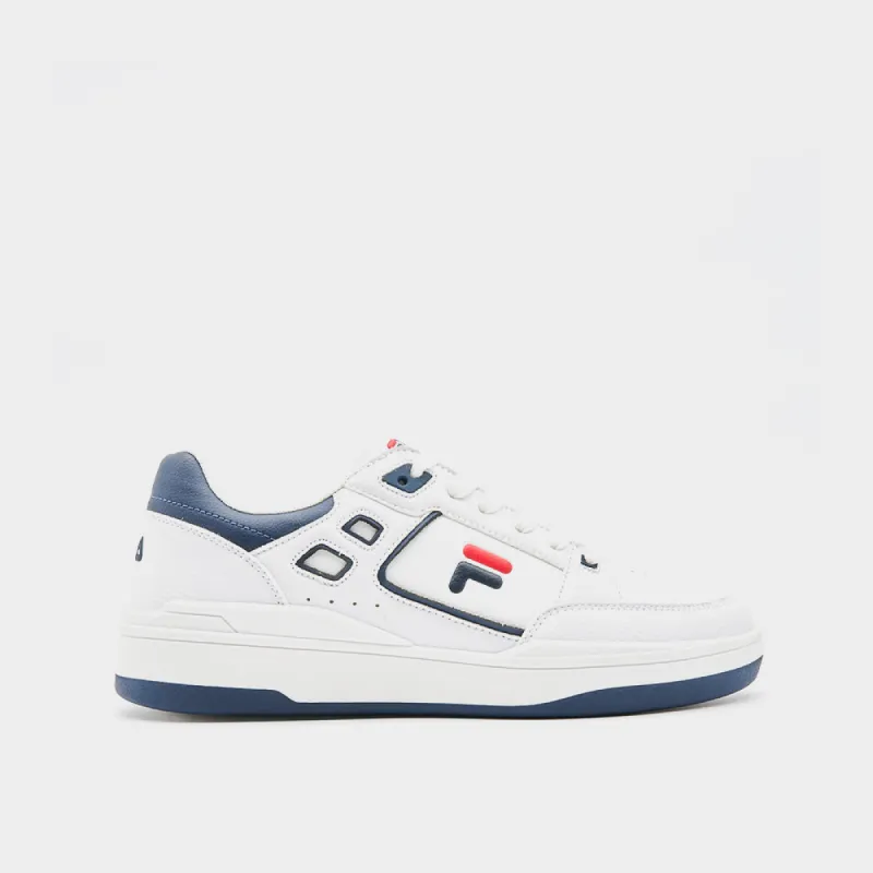 Fila Mens Owen Sneaker White/blue _ 182984 _ White sold by Tekkie Town