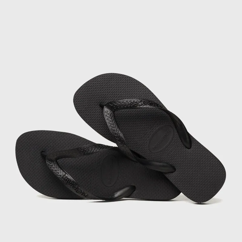 Havaianas Unisex Top Thong Sandals Black sold by Tekkie Town product image thumbnail 4