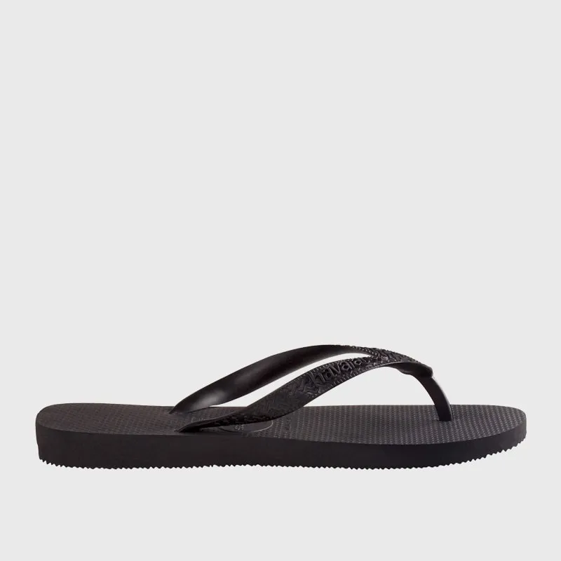 Havaianas Unisex Top Thong Sandals Black sold by Tekkie Town product image thumbnail 2