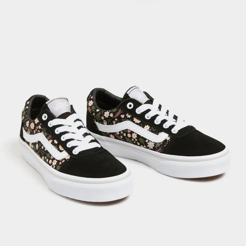 Vans Womens Ward Canvas Sneaker Black/Multi _ 182280 _ Black sold by Tekkie Town