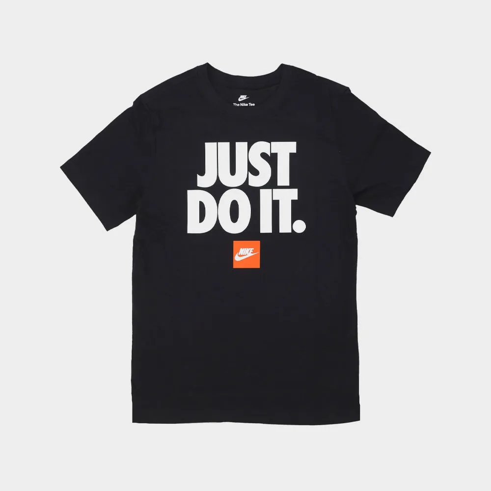 Nike Mens Just Do It Verbiage Tee Black sold by Tekkie Town