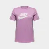 Nike Womens Nike Sportswear Club SS Icon Futura Tee Pink/White _ 182758 _ Pink sold by Tekkie Town