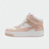 Puma Women's Carina Street Mid Sneaker White/pink _ 183645 _ White sold by Tekkie Town