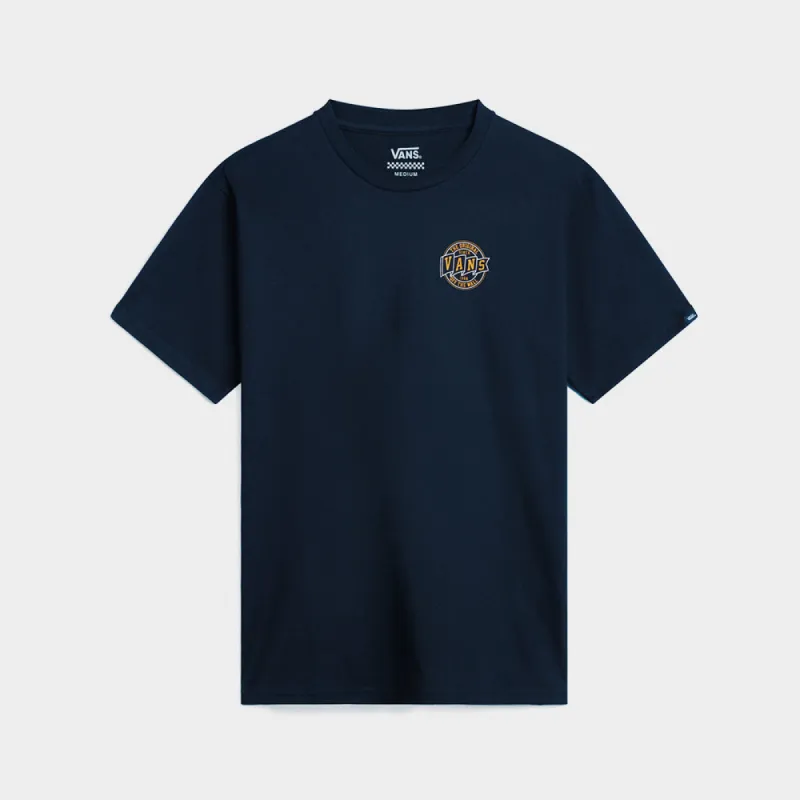 Vans Mens OG Pennant SS Crew Tee Blue/Multi _ 182719 _ Blue made by Vans