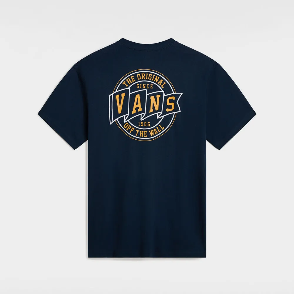 Vans Mens OG Pennant SS Crew Tee Blue/Multi _ 182719 _ Blue sold by Tekkie Town product image thumbnail 2