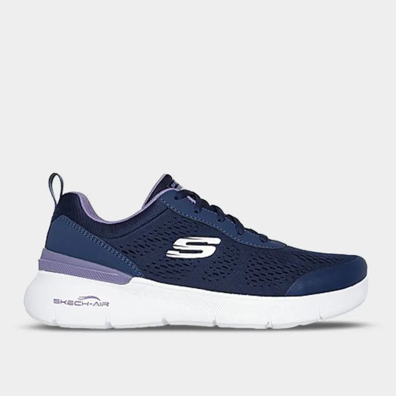 Skechers Womens SkecH-Air Dynamight 2.0 Sneaker Navy/purple _ 182876 _ Navy sold by Tekkie Town