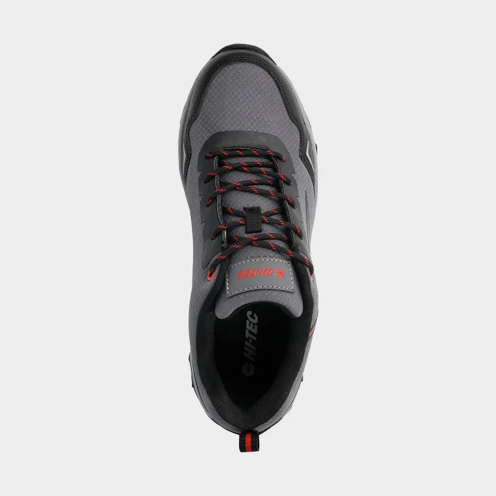Hi-Tec Mens Voyager Ii Outdoor Sneaker Grey/Black/Red _ 182652 _ Grey sold by Tekkie Town product image thumbnail 4