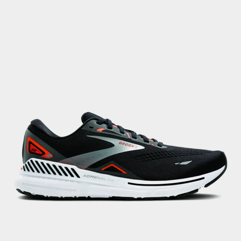 Brooks Mens Adrenaline GTS 23 Performance Running Black/blue _ 182136 _ Black sold by Tekkie Town