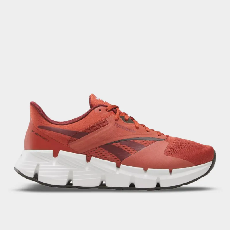 Reebok Mens Zig Dynamica 5 Sneaker Red/white _ 183029 _ Red sold by Tekkie Town