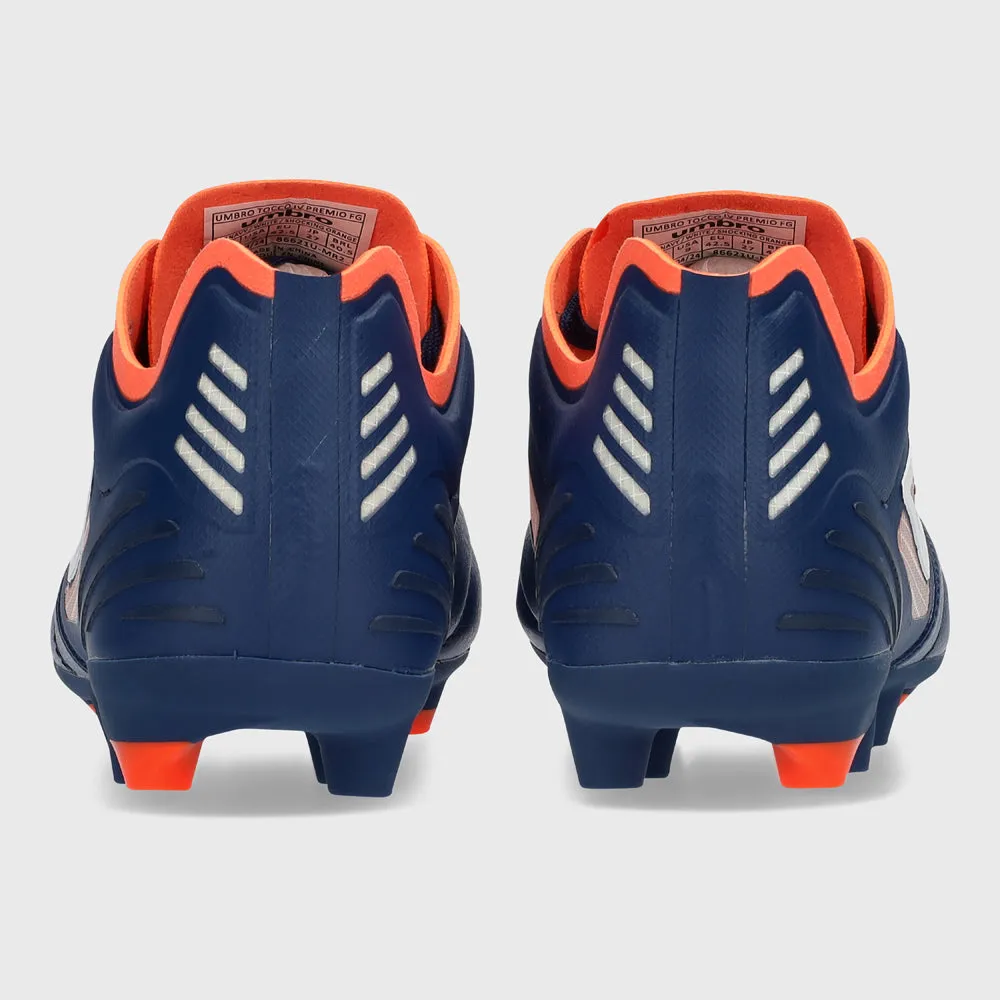 Umbro Mens Tocco Iv Football Navy/orange _ 181786 _ Navy sold by Tekkie Town product image thumbnail 4