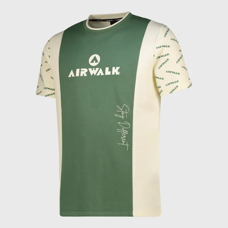 Airwalk Mens Mcgee Tee Green/Multi _ 182501 _ Green sold by Tekkie Town