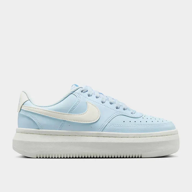 Nike Womens Court Vision Alta Sneaker Blue/white _ 183090 _ Blue sold by Tekkie Town