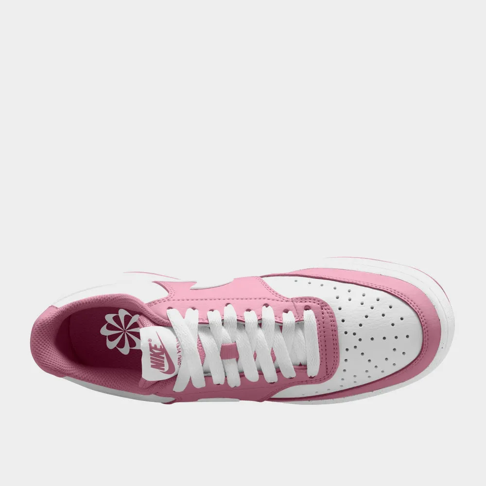 Nike Womens Court Vision Low Next Nature Sneaker Pink/white _ 183089 _ Pink sold by Tekkie Town product image thumbnail 3