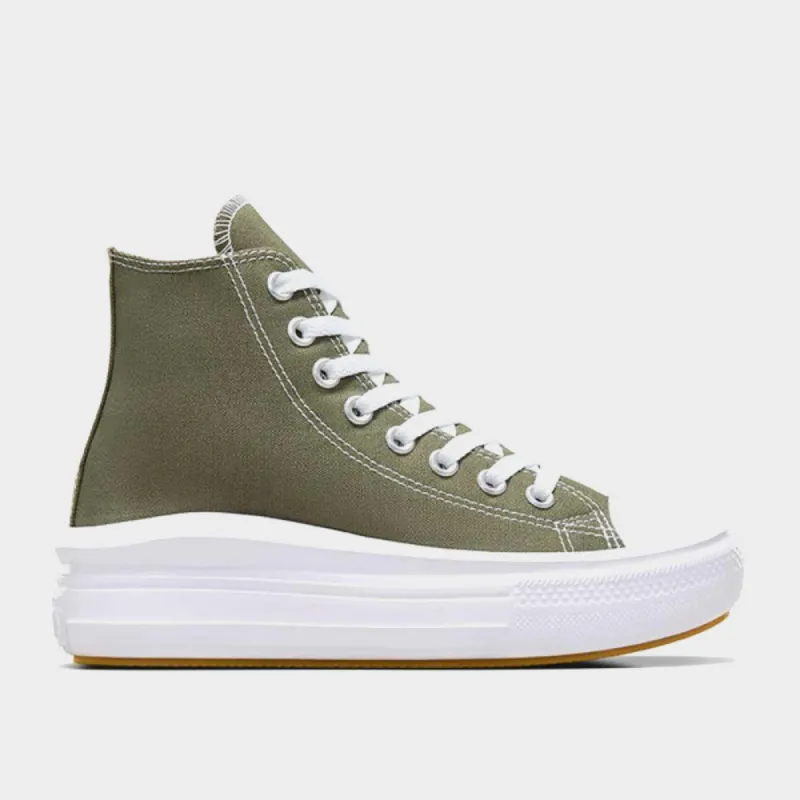 Converse Womens Chuck Taylor All Star Move Platform Green/White _ 182241 _ Green sold by Tekkie Town