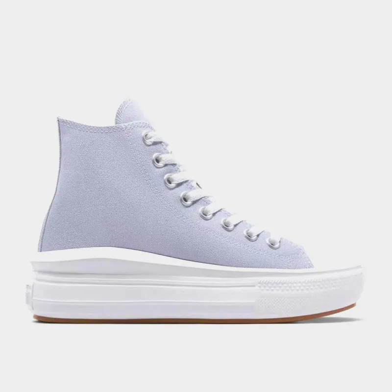 Converse Womens Chuck Taylor All Star Move Platform Purple/White _ 182240 _ Purple sold by Tekkie Town