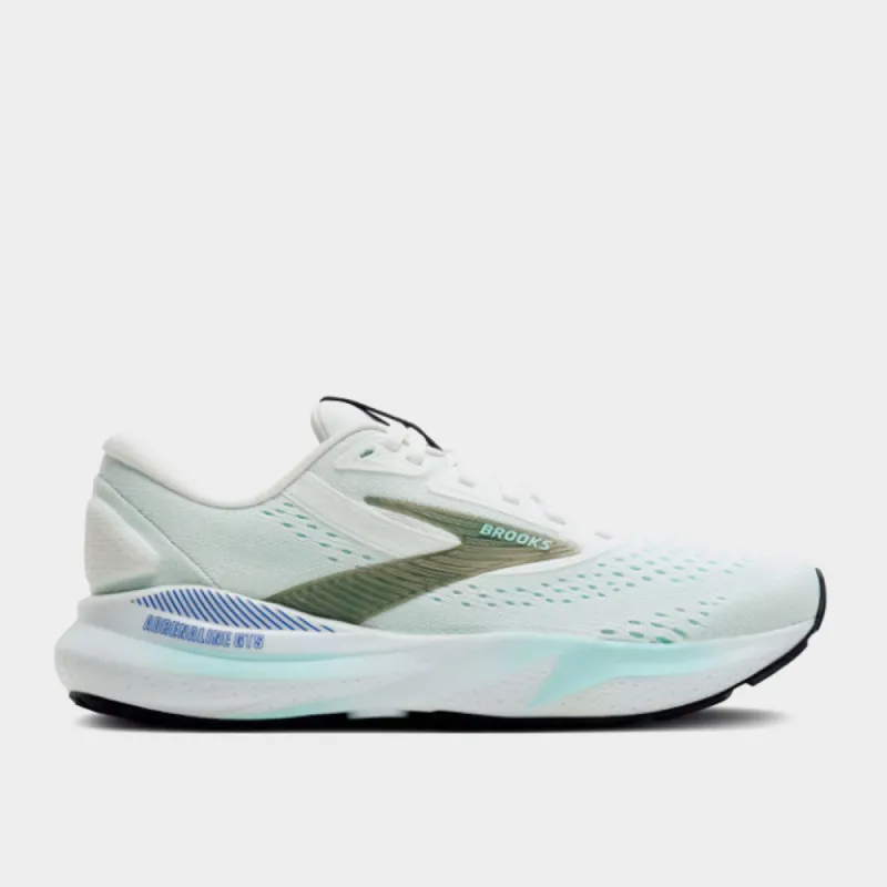 Brooks Women's Adrenaline Gts 24 Perormance Running White/blue _ 183275 _ White sold by Tekkie Town