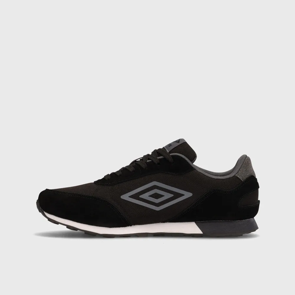 Umbro Mens Addison Low Sneaker Black/grey _ 183495 _ Black sold by Tekkie Town product image thumbnail 2