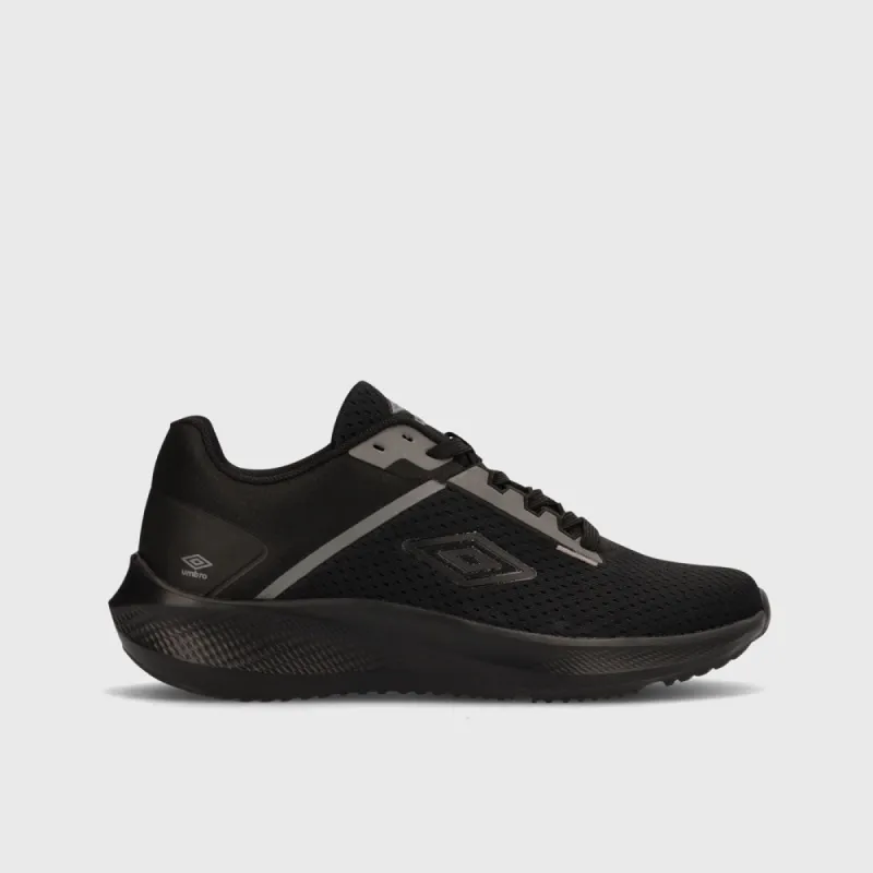 Umbro Mens Kingsley Sneaker Black/grey _ 183498 _ Black sold by Tekkie Town