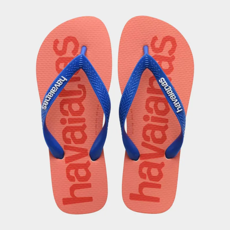 Havaianas Unisex Top Logo Mania Sandal Red/Blue _ 182883 _ Red sold by Tekkie Town
