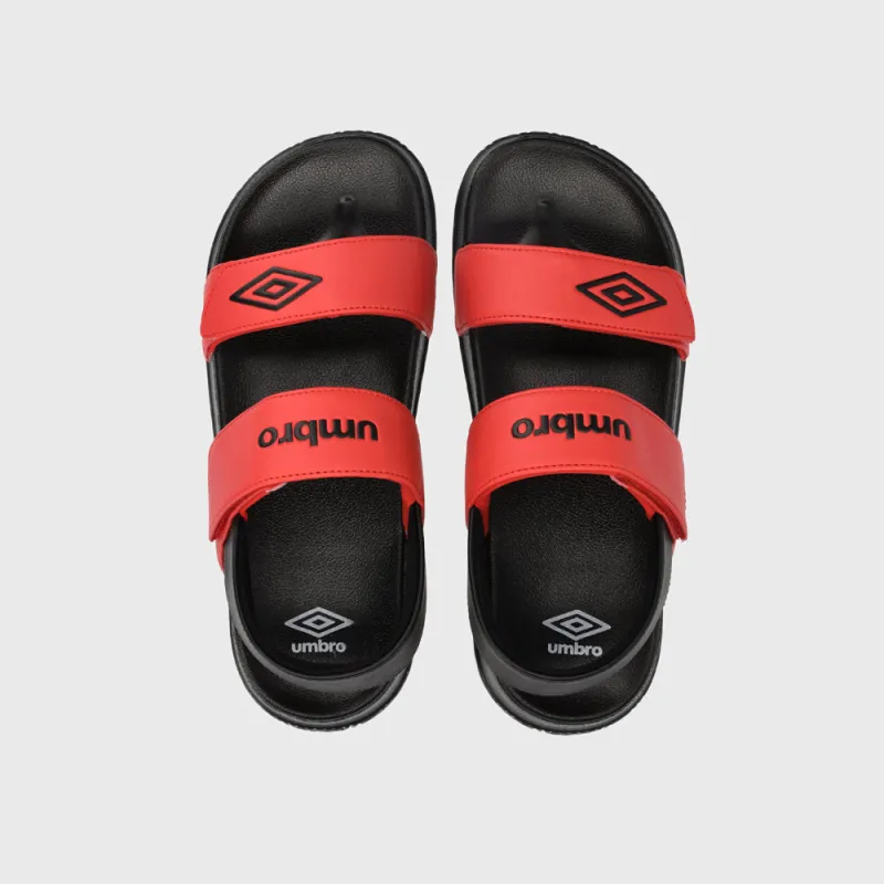 Umbro Youth Embossed Strap Sandals Red sold by Tekkie Town