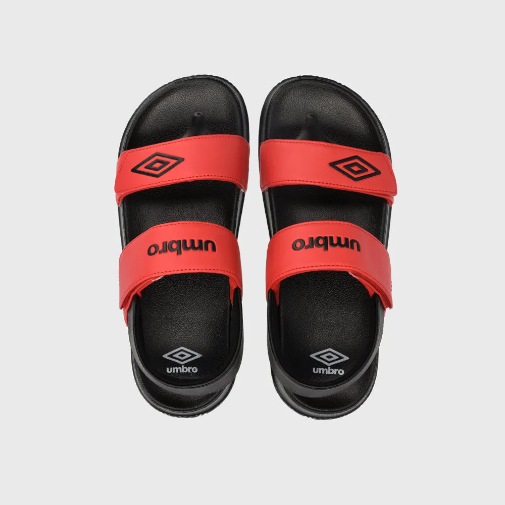Umbro Youth Embossed Strap Sandals Red sold by Tekkie Town