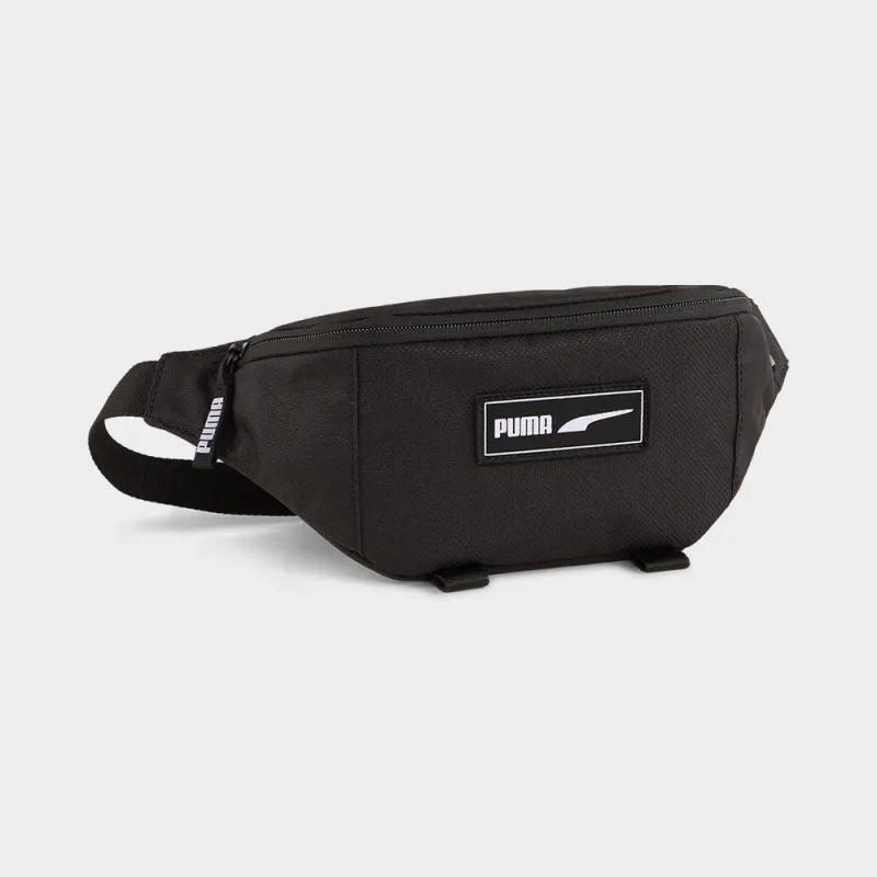 Puma Unisex Deck Waistbag Black/White _ 182401 _ Black sold by Tekkie Town