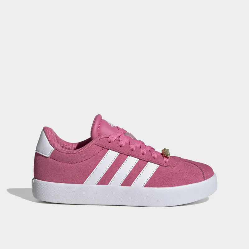Adidas Youth Vl Court 3.0 K Sneakers Pink/white _ 182688 _ Pink sold by Tekkie Town
