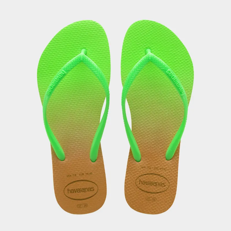 Havaianas Womens Slim Gradient Sandal Green _ 183481 _ Green sold by Tekkie Town