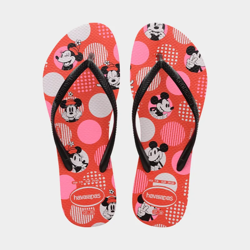 Havaianas Womens Slim Disney Sandal Red/Multi _ 183476 _ Red sold by Tekkie Town