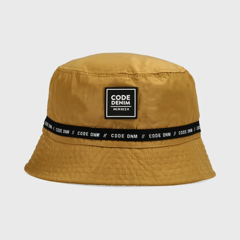 Code Unisex Branded Tape Boonie Mustard _ 182888 _ Mustard sold by Tekkie Town