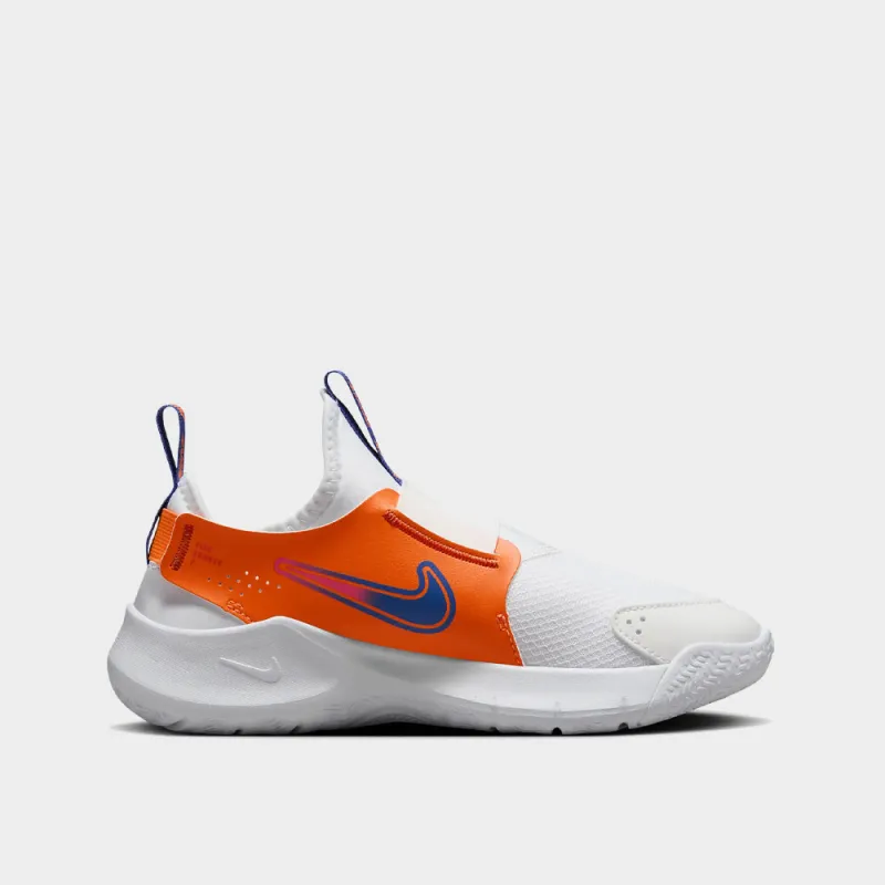 Nike Youth Flex Runner 3 Sneakers White/orange _ 181924 _ White sold by Tekkie Town