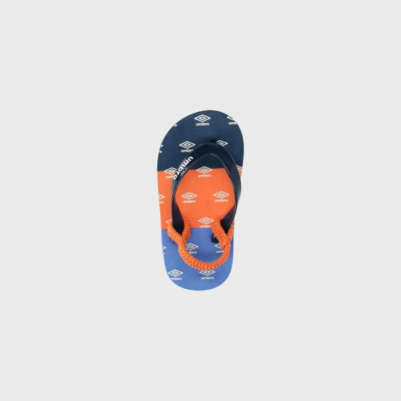 Umbro Infants Stripe Thongs Blue/Multi _ 182041 _ Blue sold by Tekkie Town