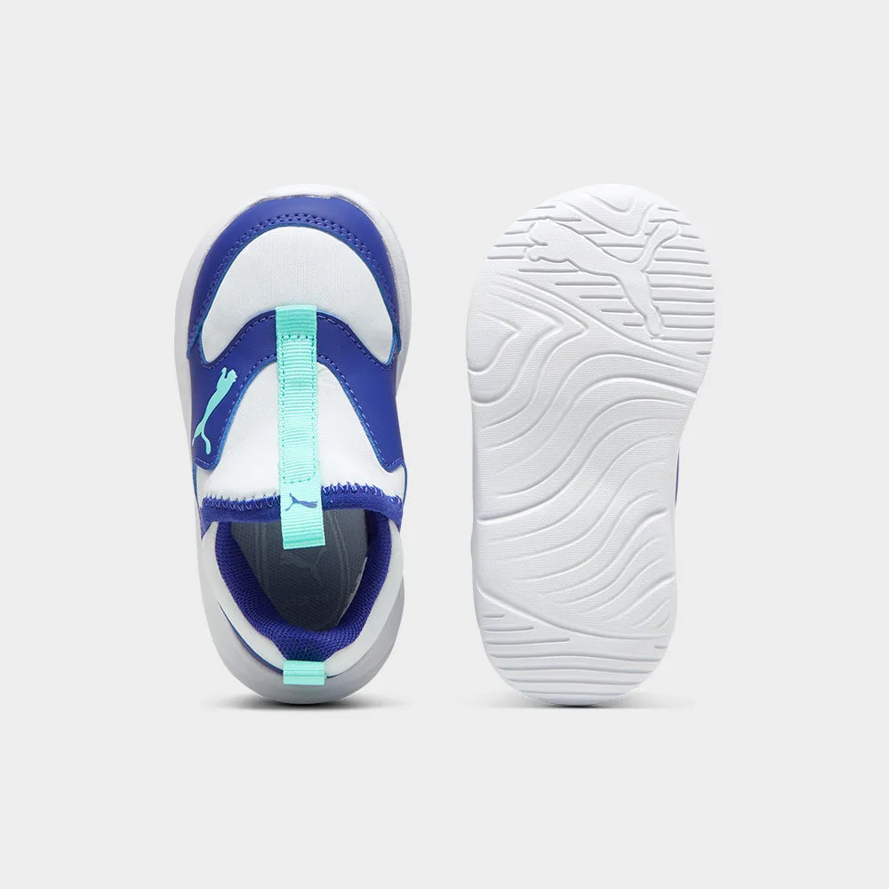 Puma Infants Fun Racer Slip On Sneaker Blue/White _ 182362 _ Blue sold by Tekkie Town product image thumbnail 3
